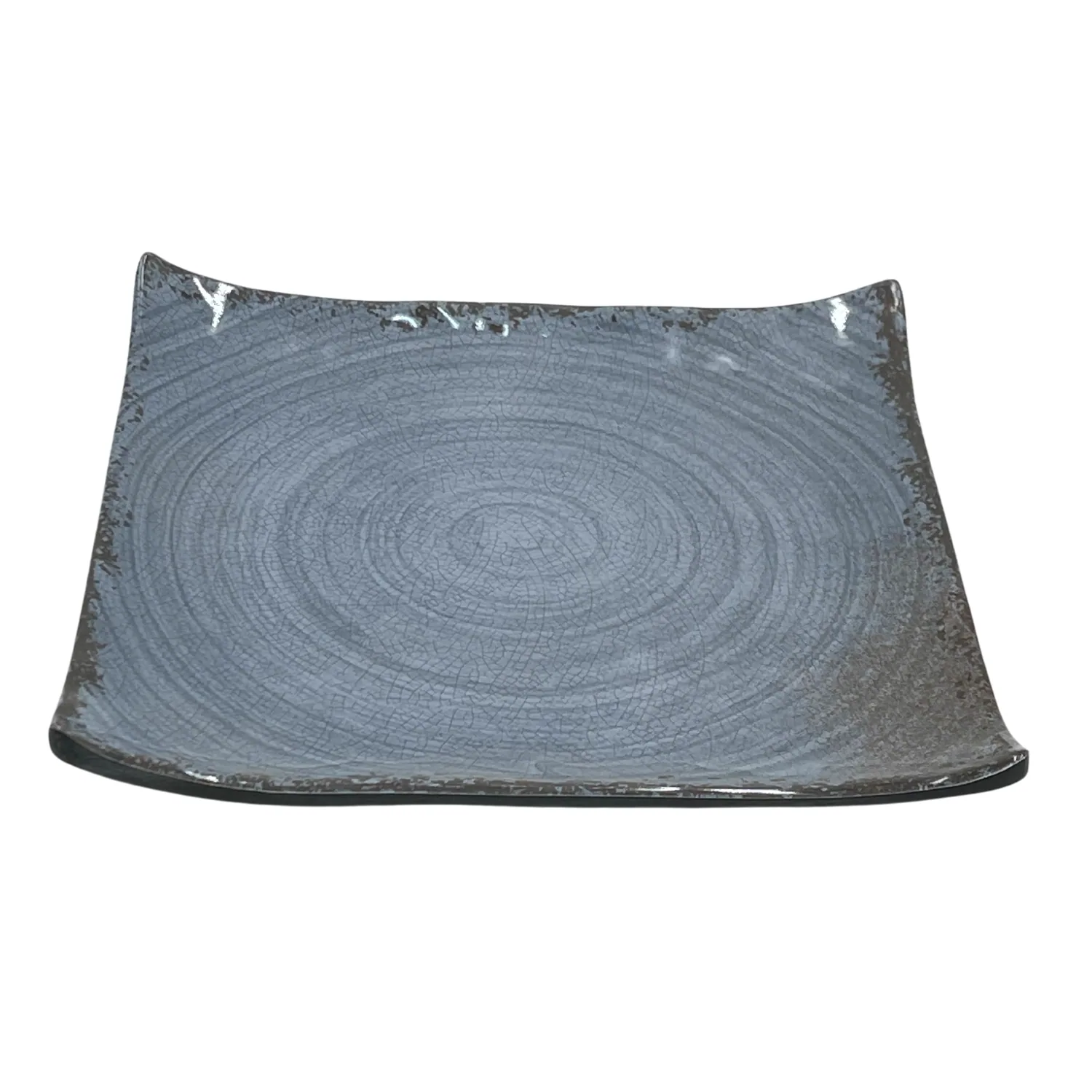 Assiette carre en melamine greywave 15*15*2.5cm