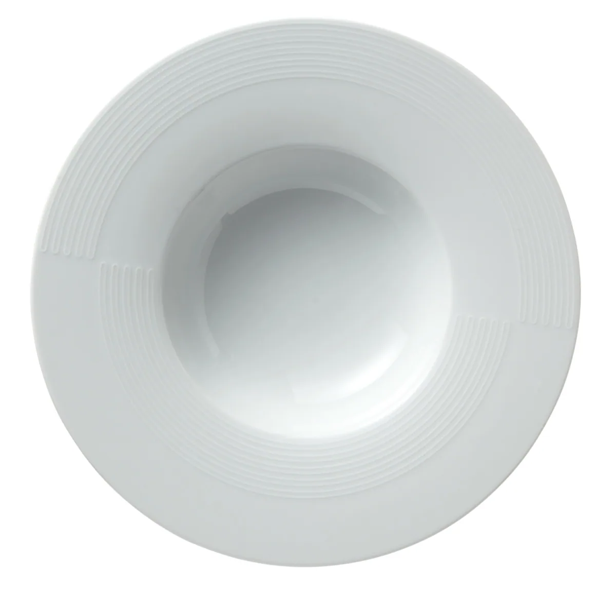 Assiette creuse rond en porcelaine 29*5 jf2132