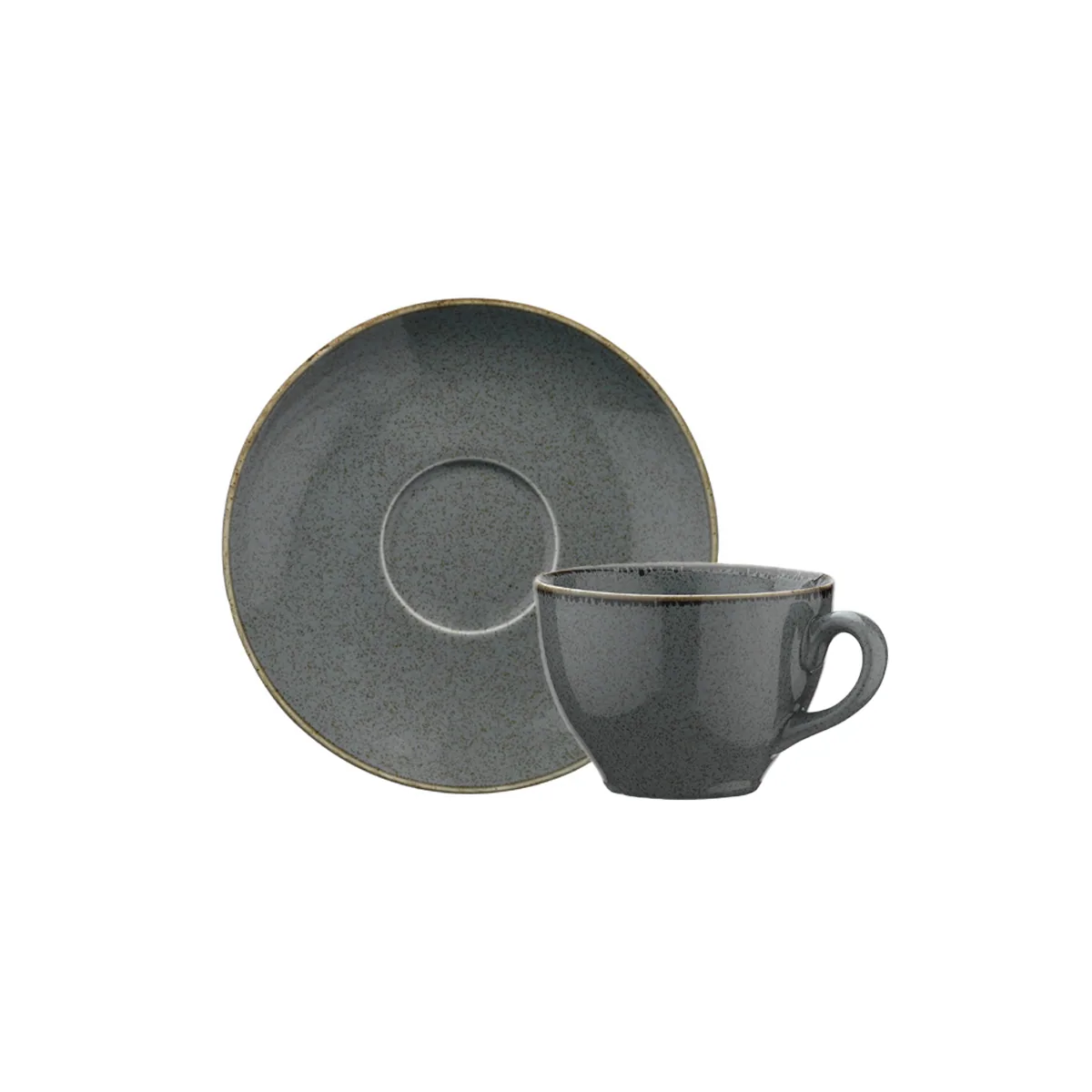 Tasse et sous tasse a cafe 100cc pearl lima p01 bleu