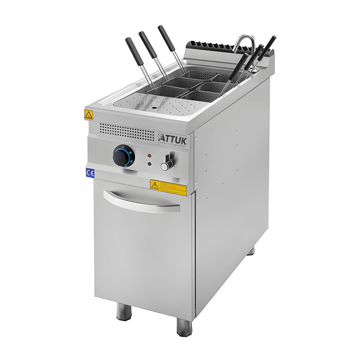 Cuiseur a pate 24 lt sur placard dim 400*930*850 attuk