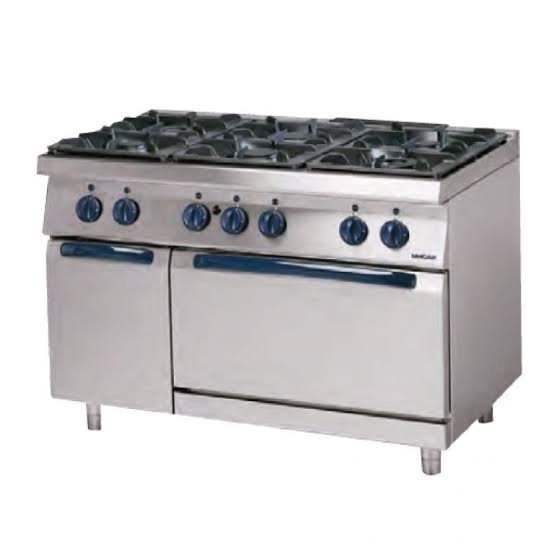 Cuisiniere a gaz 6 feux sur four g700 dim 1200*700*850 olis italy